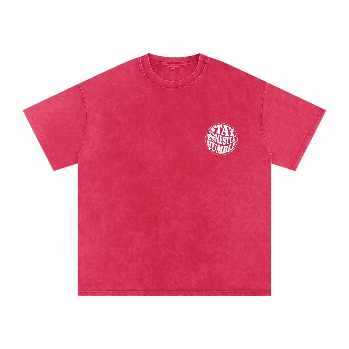 'Stay Honestly Humble' Washed Oversized Tee