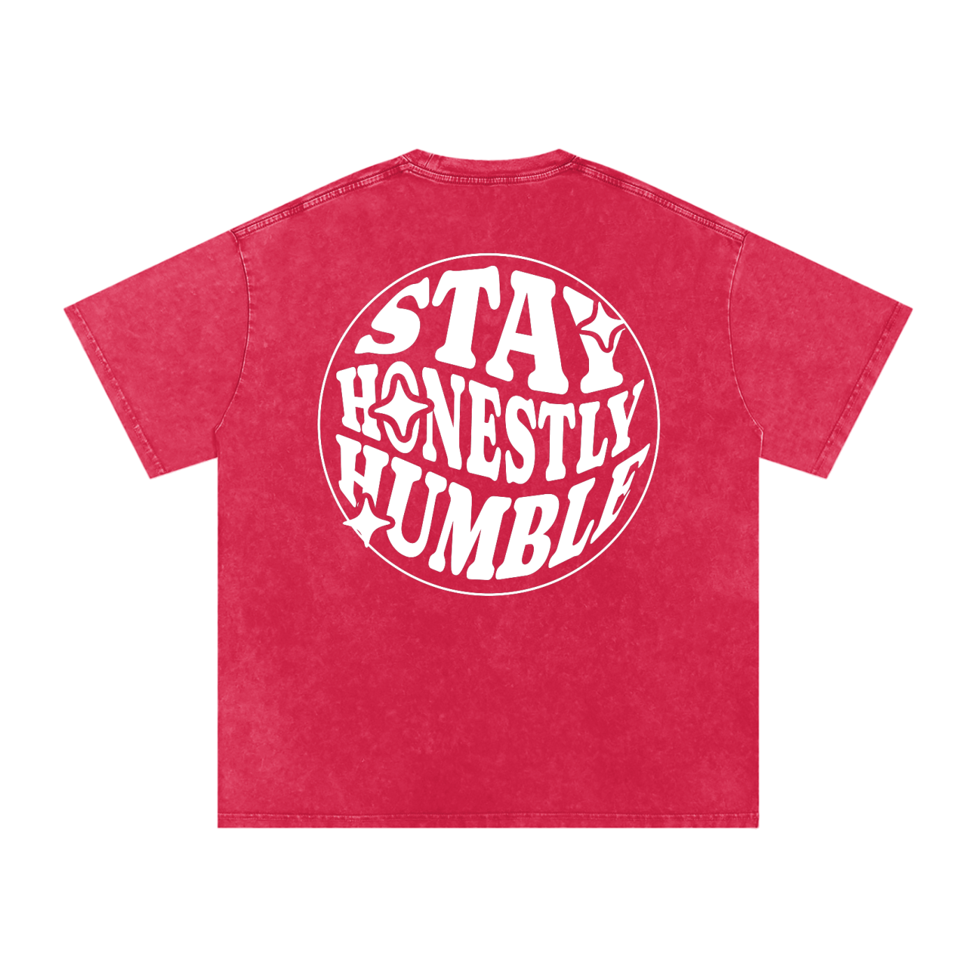 'Stay Honestly Humble' Washed Oversized Tee