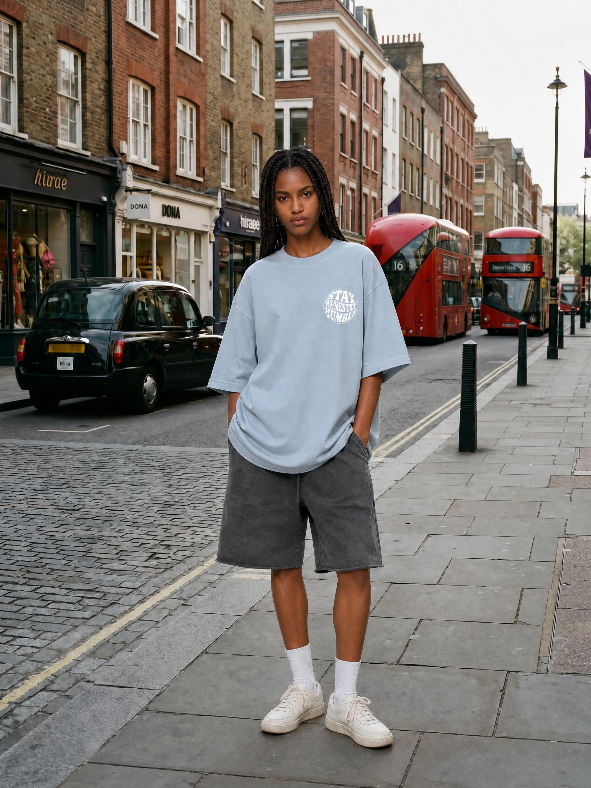 'Stay Honestly Humble' Oversized Tee