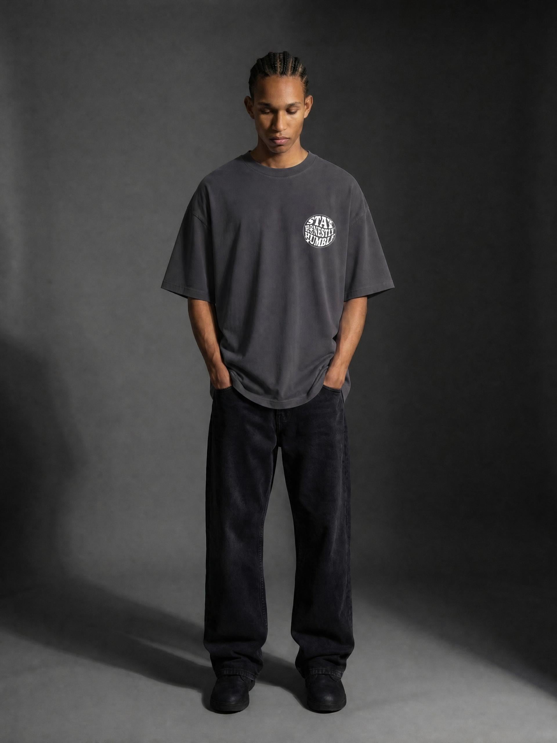 'Stay Honestly Humble' Oversized Tee